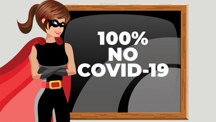 100% NO A COVID-19
