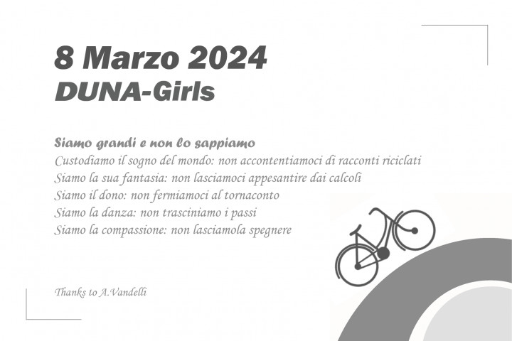 8TH MARCH: DUNA-GIRLS IN MOTION AGAINST VIOLENCE