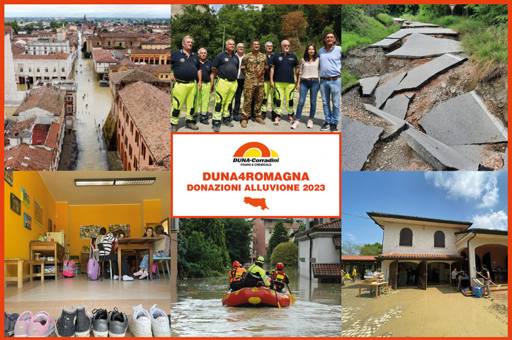 DUNA 4 ROMAGNA: RAISED FUNDS DONATED TO 3 RECONSTRUCTION PROJECTS