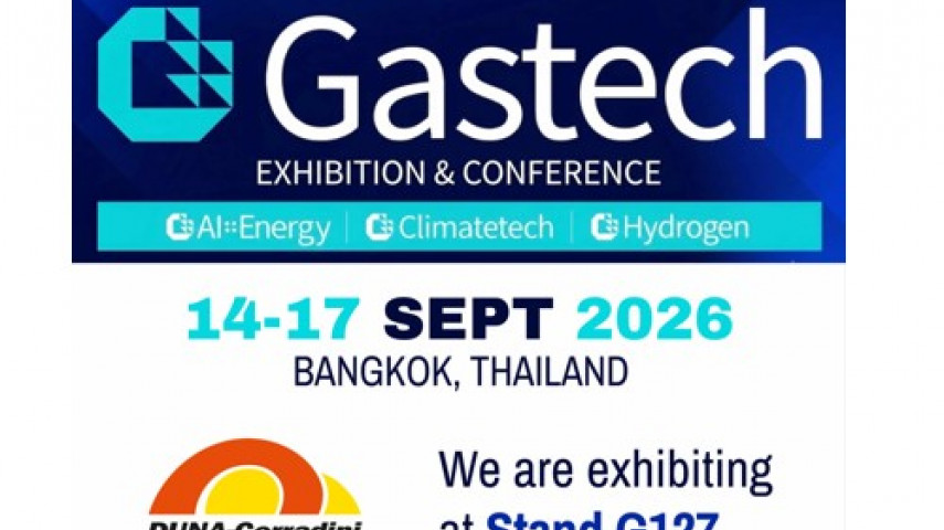 30.07.2026 - DUNA a Bangkok per GASTECH 2026