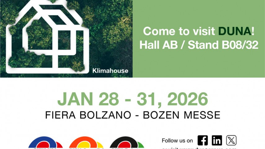 16.01.2026 - DUNA at KLIMAHOUSE 2026 in Bolzano