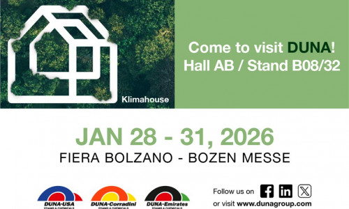 DUNA al KLIMAHOUSE 2026 di Bolzano