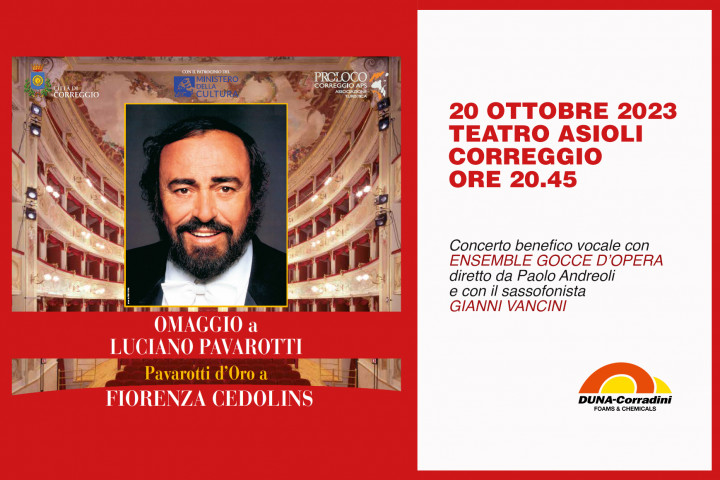 DUNA CON IL BEL CANTO DEL PAVAROTTI D'ORO 2023