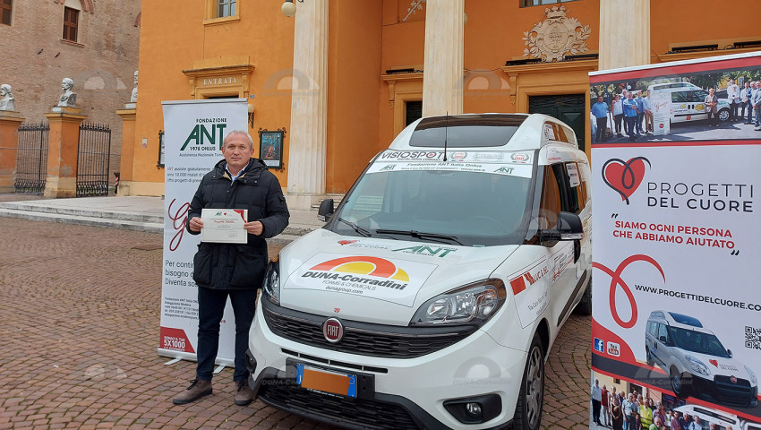 DUNA WITH THE HEART: New means of transport for oncology patients and disabled people for FONDAZIONE ANT ITALIA ONLUS