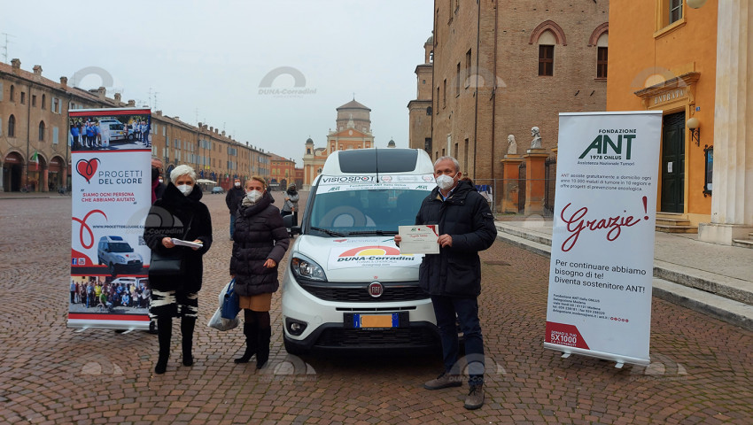 DUNA CON IL CUORE: Nuovo mezzo di trasporto per malati oncologici e disabili per FONDAZIONE ANT ITALIA ONLUS