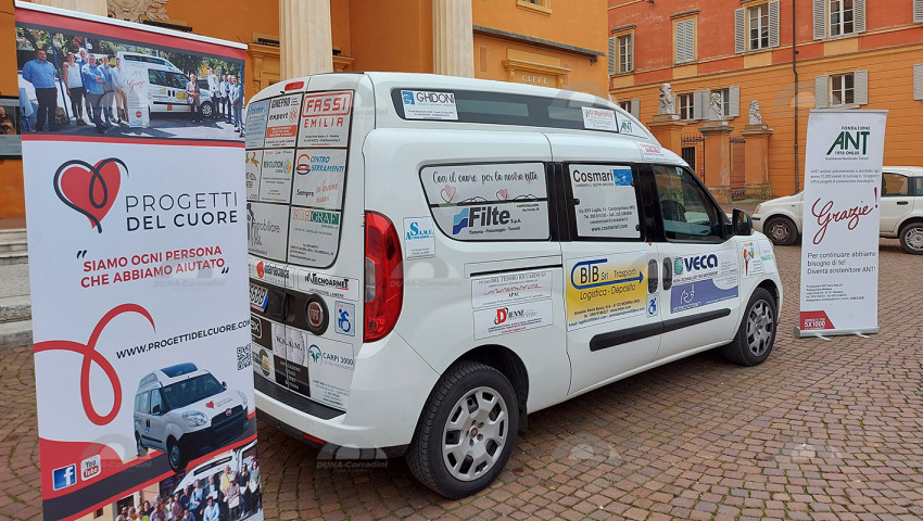 DUNA CON IL CUORE: Nuovo mezzo di trasporto per malati oncologici e disabili per FONDAZIONE ANT ITALIA ONLUS