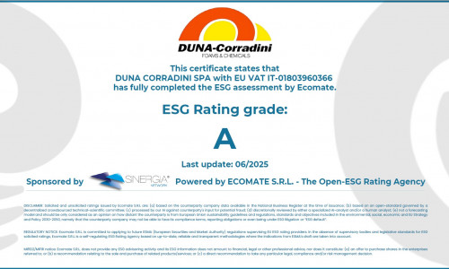 DUNA-CORRADINI CONFIRMS ESG RATING A