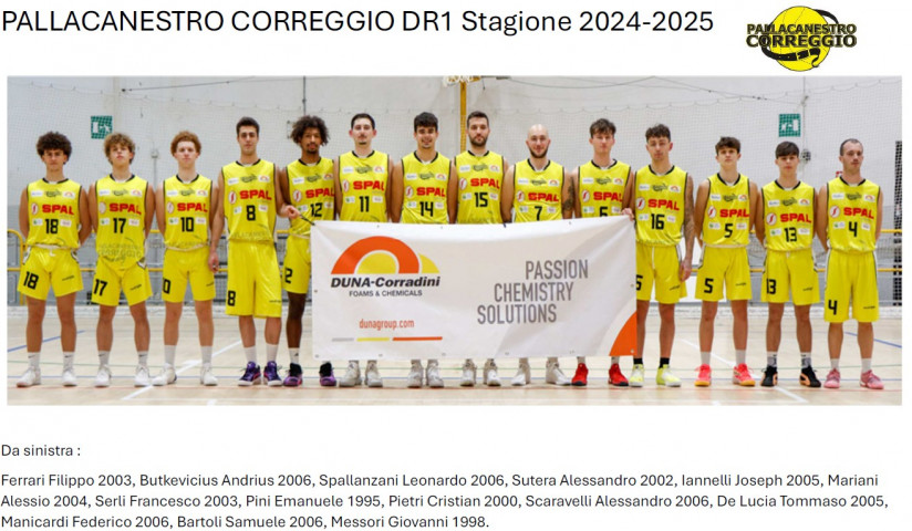 DUNA FOR YOUTH BASKETBALL - 2025/2026 SEASON