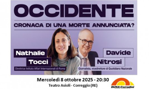 DUNA PER “OCCIDENTE” CON NATHALIE TOCCI E DAVIDE NITROSI