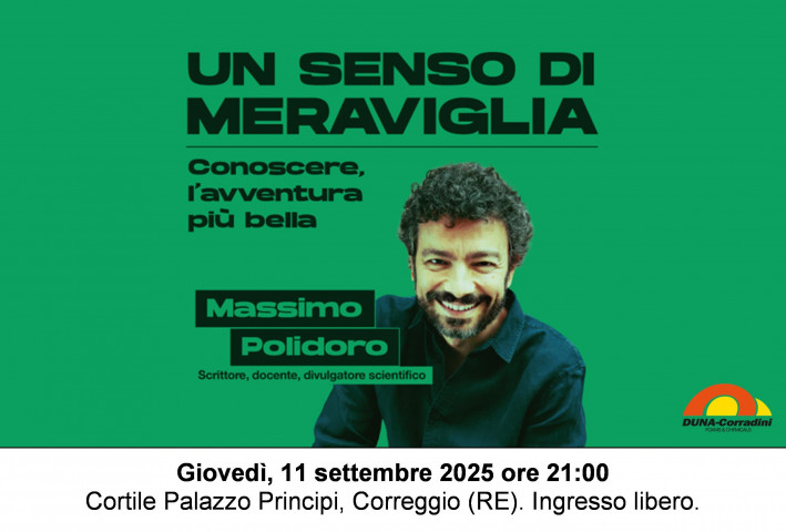 DUNA FOR “A SENSE OF WONDER” WITH MASSIMO POLIDORO