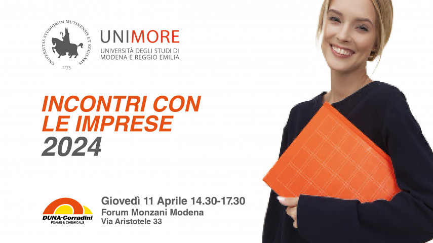 03.04.2024 - IL GRUPPO DUNA A “INCONTRI CON LE IMPRESE” UNIMORE 2024