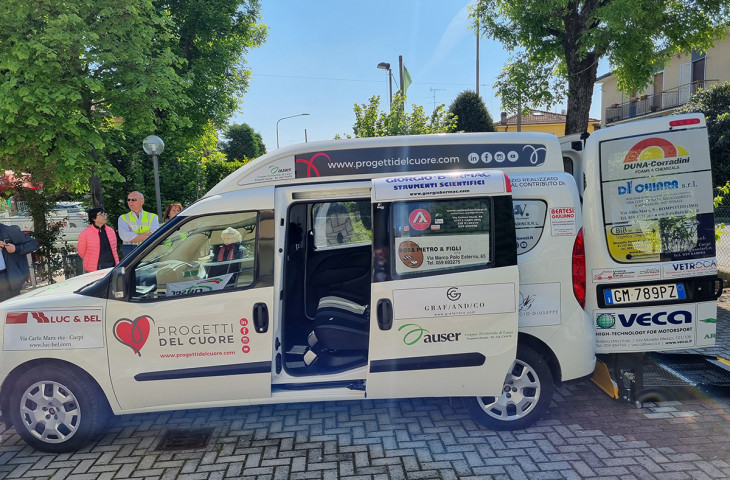 THE DUNA GROUP WITH PROGETTI DEL CUORE: new means of transport for the Carpi territory