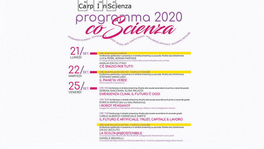 Everybody to CarpInScienza!